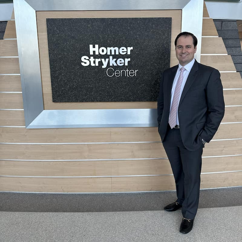 Dr. Avino at Homer Stryker Center Stryker consultant orthopedic surgeon